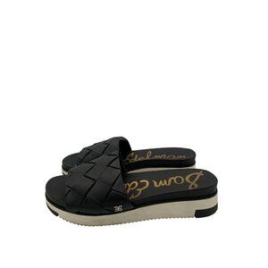 Women’s Sam Edelman Black Texture Sandals Size 7